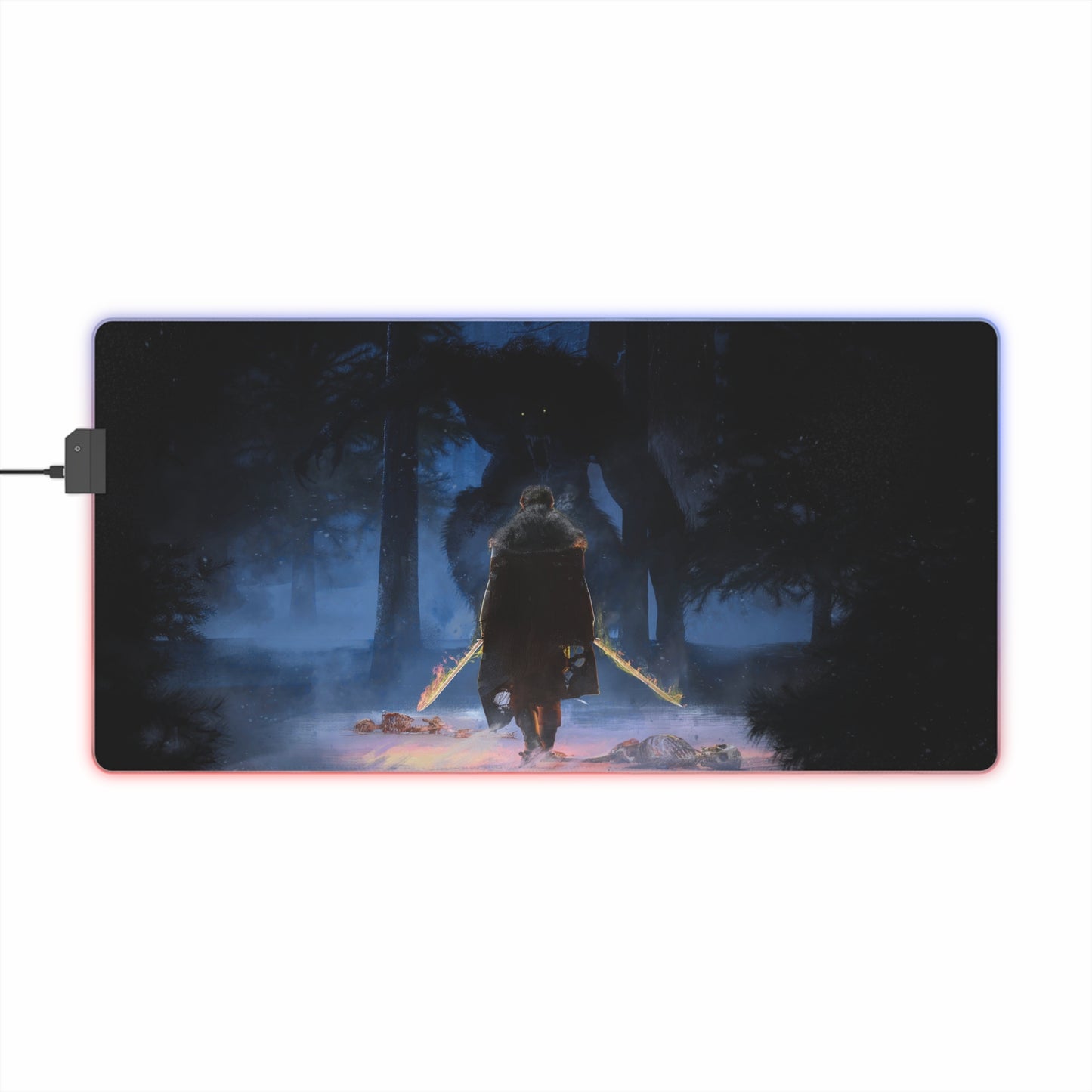 Chasing Death- LED Gaming Mouse Pad