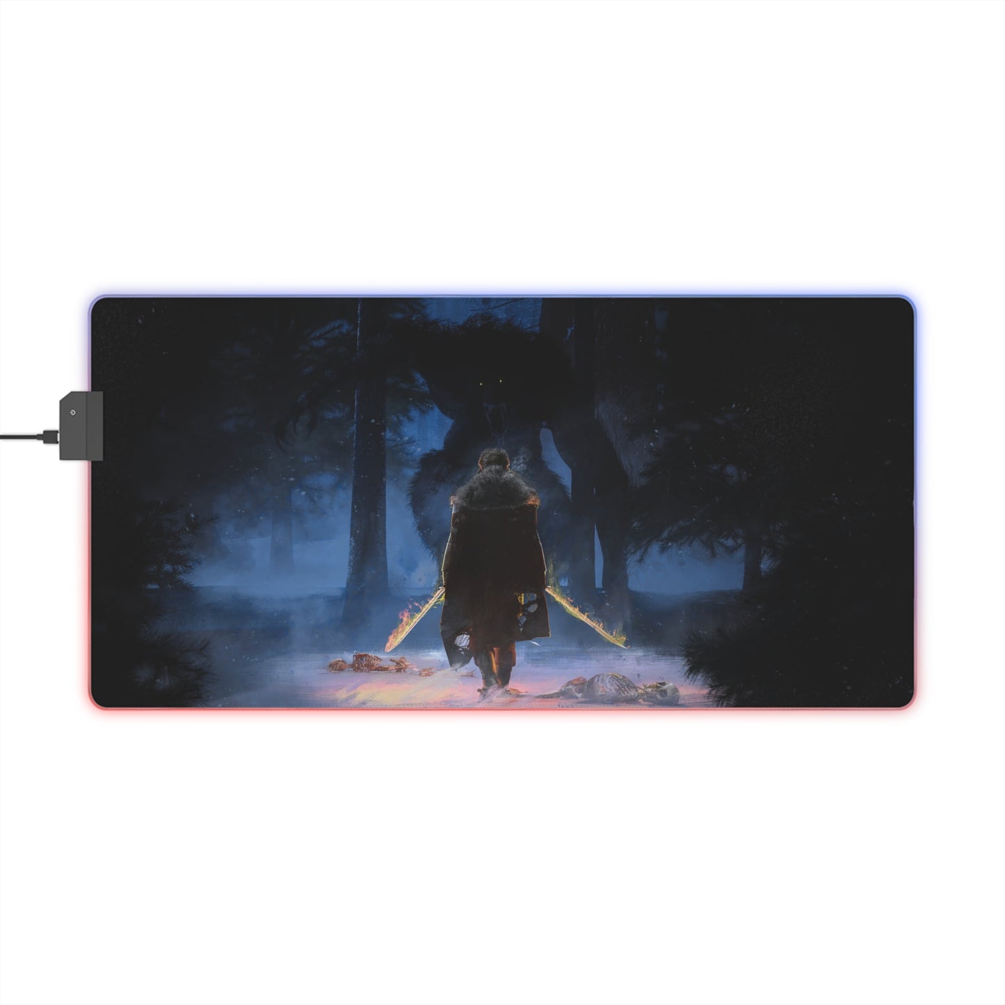 Chasing Death- LED Gaming Mouse Pad