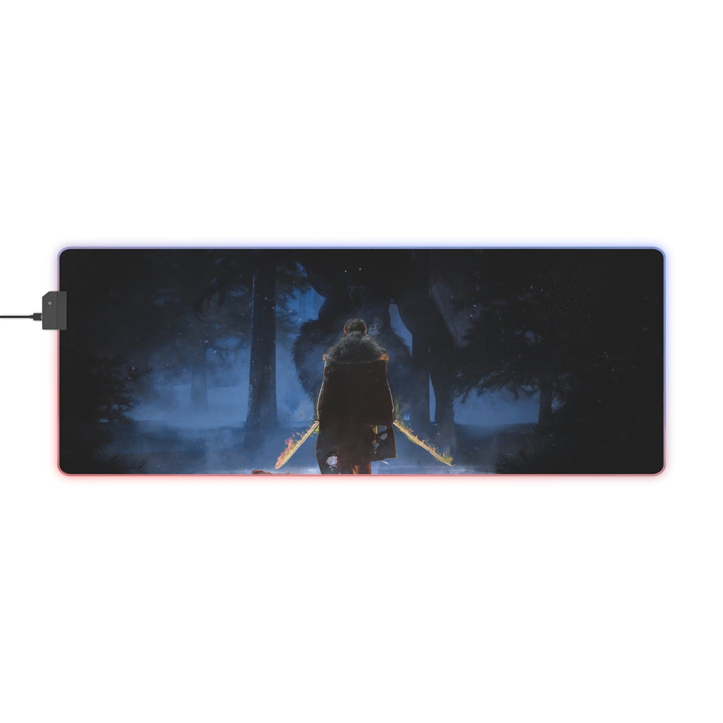 Chasing Death- LED Gaming Mouse Pad